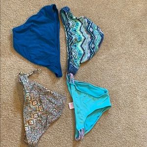 Assorted bathing suit bottoms